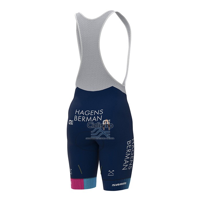 Hagens Berman Axeon Ropa Ciclismo Culotte Corto 2022 Men Mangas Cortas Fucsia Azur